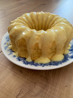 Una foto de Bizcocho de yogur y naranja ¡Mateo receta! (Thermomix y microondas)
