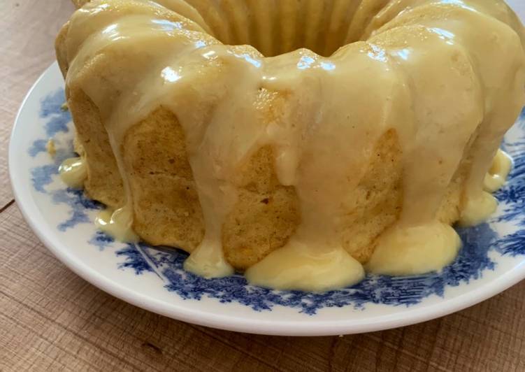 Bizcocho de yogur y naranja en el microondas ¡Mateo receta!