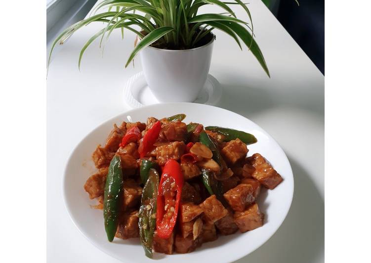 Tempe Kecap bumbu Cabe