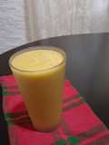 Licuado de durazno, chía y mango 🍑🥭 :)