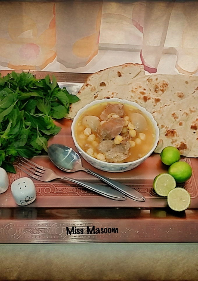 عکسی از دستور آبگوشت