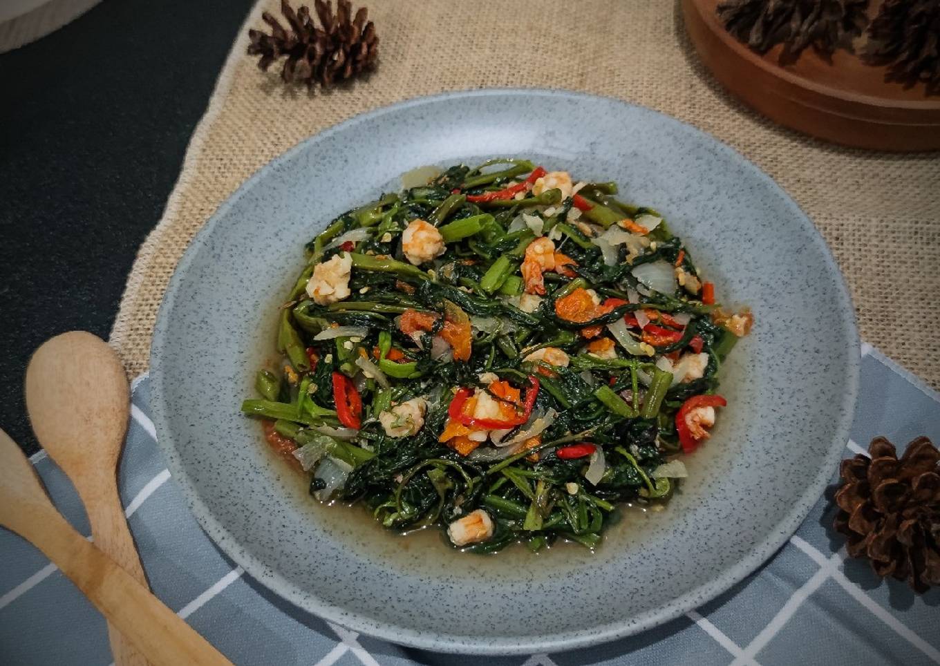 Cah Kangkung Udang Belacan