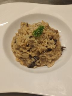 Una foto de Risotto de Champiñones