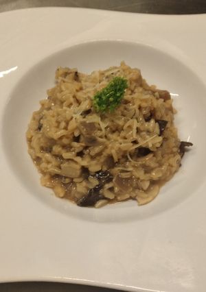 Una foto de Risotto de Champiñones