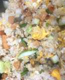 Cơm chiên cá cặn dưa thừa