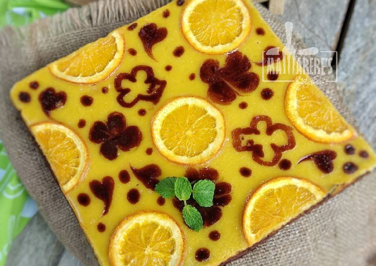 Cara Gampang Menyiapkan Brownies Orange Cheesecake yang Menggugah Selera