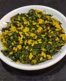 Dill Greens and Moong Dal