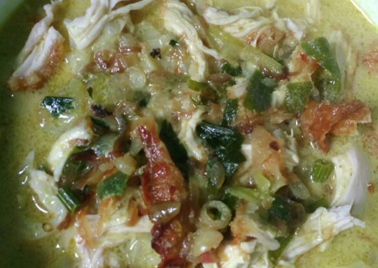 Resep Soto ayam santan Anti Gagal