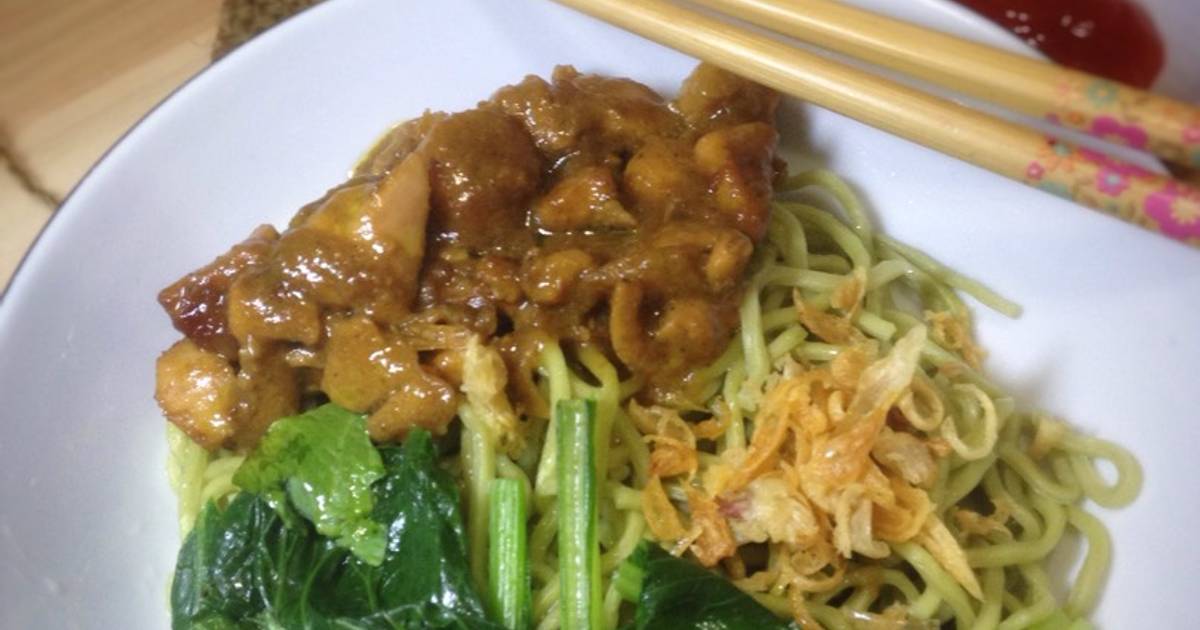 Resep Mie Ayam Hijau Oleh Dewi Lina Faidah Cookpad