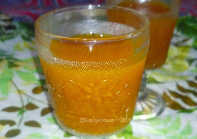 Resep Kunyit Asam Lemon, Lezat