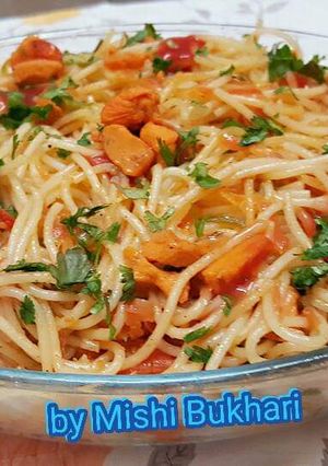 A picture of Chicken Spaghetti.