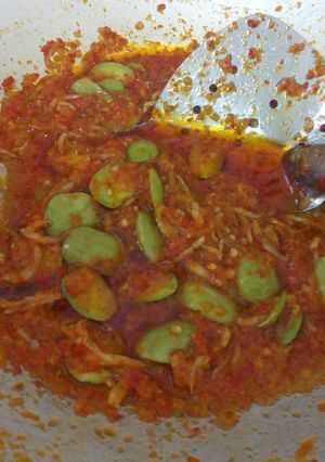 Foto resep Sambal teri pete pedas mantap
