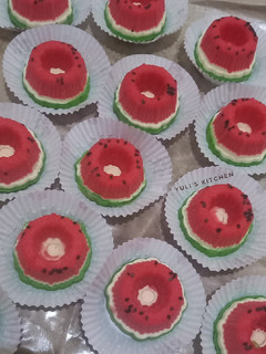 Foto resep Bolu kukus semangka