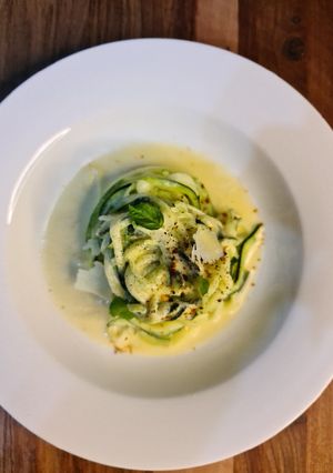 A picture of Baby marrow mac and cheese.