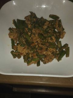 Tojásos zöldbab recept fotója