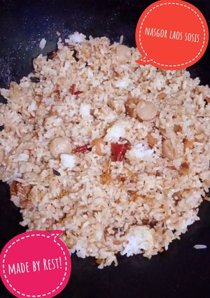 Foto resep Nasgor laos sosis😋😋