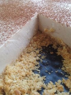 Una foto de Tarta de queso y stracciatella