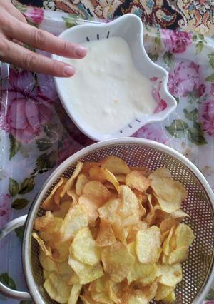 عکسی از دستور چیپس سرکه ای