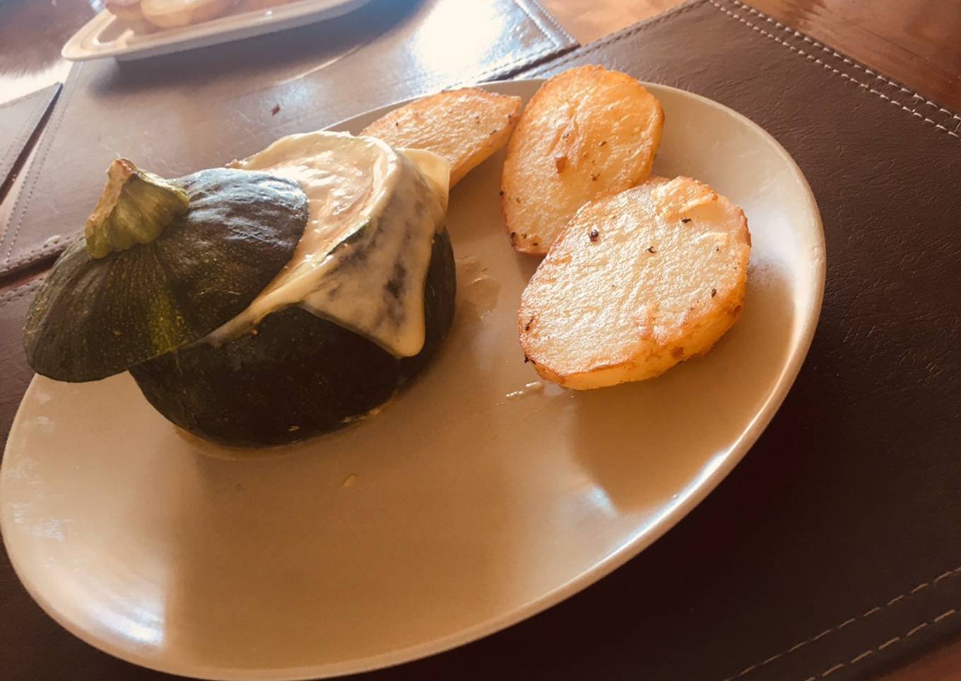 Zapallitos rellenos con quinoa