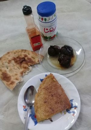 عکسی از دستور 😌کوکو سیب زمینی😌