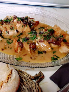 Una foto de Solomillo de pavo en salsa de vino dulce