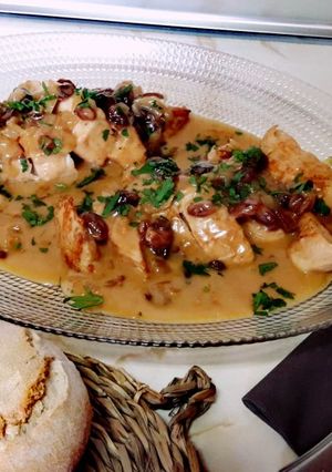 Una foto de Solomillo de pavo en salsa de vino dulce