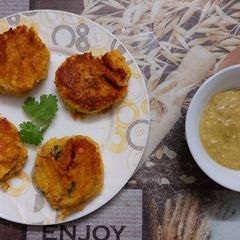 A picture of Cauliflower kebabs.