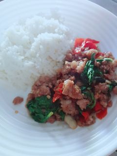 รูปของ กระเพราหมูสับ