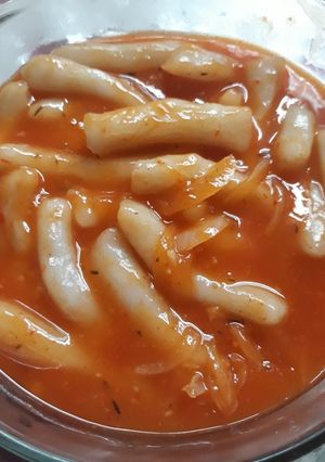 Foto resep Toppokii pedas manis