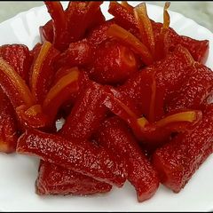 A picture of Gajar Murabba.