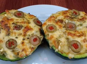 Una foto de Zapallitos rellenos con verduras