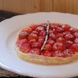 Tarta tatín de madroños