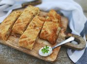 Une photo de boursin pâtes feuilleté
