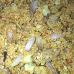 A picture of Easy fried egg couscous.