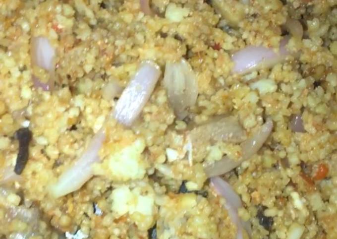 Easy fried egg couscous