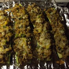 A picture of Baby’s Zuchinni Boats.