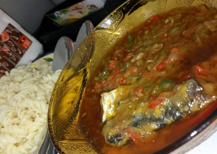 Stew with Sardines inside
