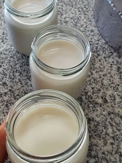 Una foto de Yogur casero de vainilla