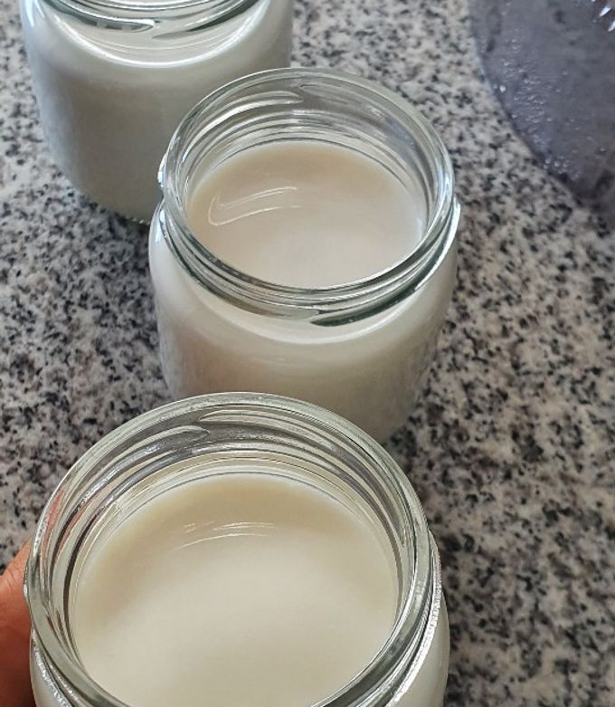Una foto de Yogur casero de vainilla