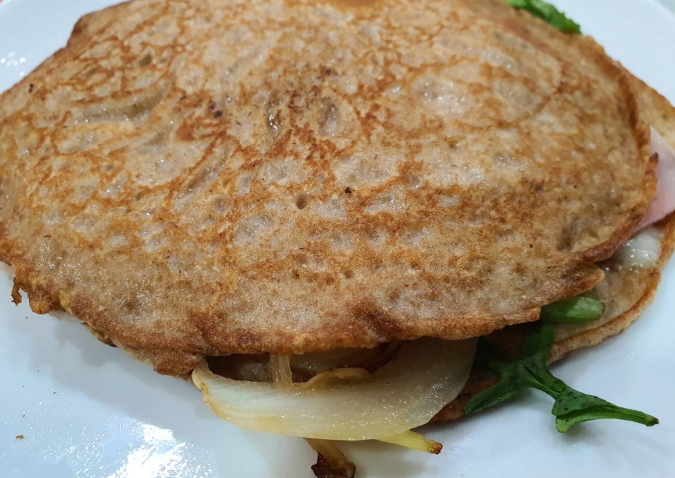 Crepes de espelta salados