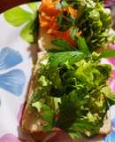 Bocadillo con lechuga!