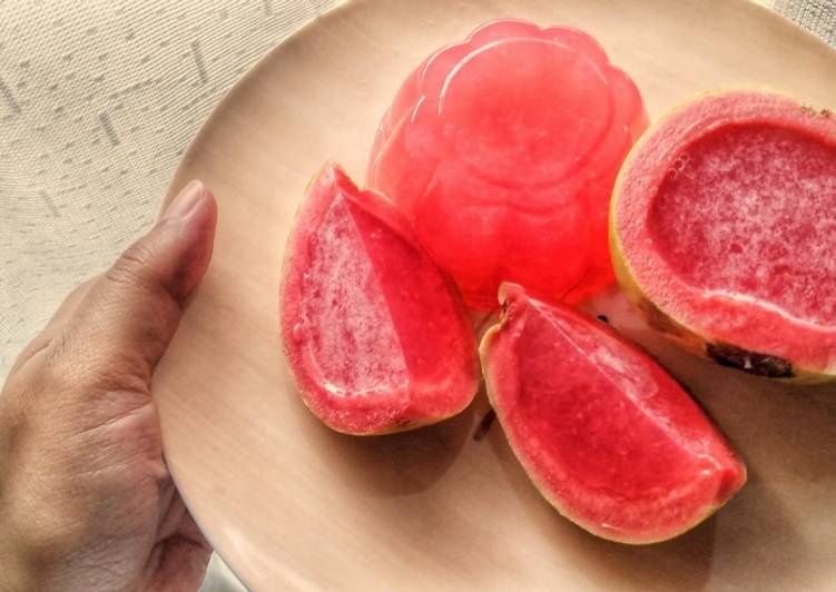 Easiest Way to Prepare Super Quick Homemade Pink Guava Jelly