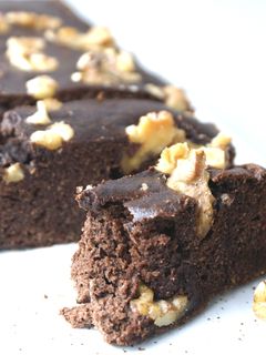 Una foto de Brownie de cacao con azúcar de coco