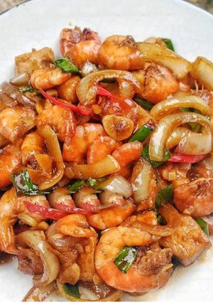 Foto resep Udang Saus Madu
