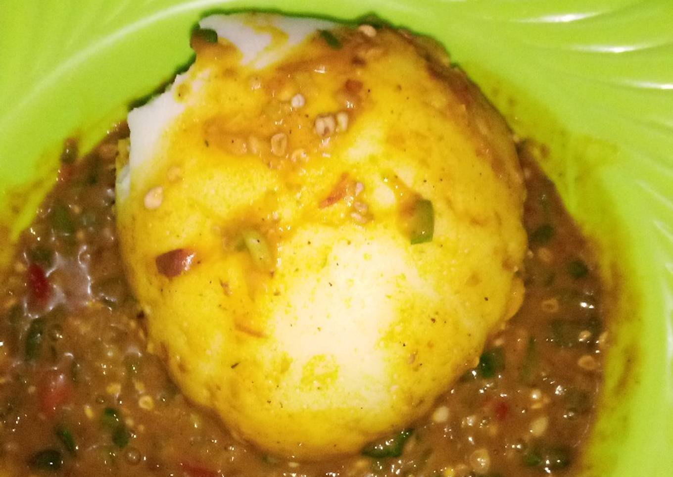 Tuwon Masara with Okro Soup