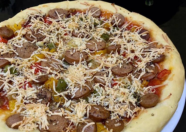 Resep Black Paper Pizza yang Menggugah Selera