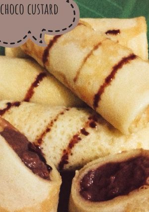 Foto resep Crepes Choco Custard
