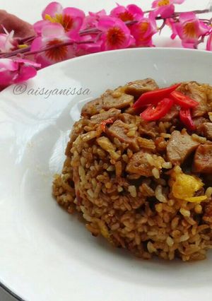 Foto resep Nasi goreng ayam bakso