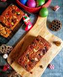 Eggless Christmas Plum Cake / Fruit Cake