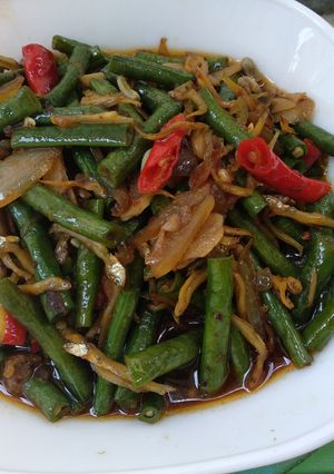 Foto resep Oseng kacang teri